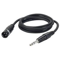 DAP FL04 verloopkabel 1x XLR male naar 1x Stereo jack 6m - thumbnail