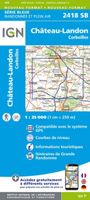 Wandelkaart - Topografische kaart 2418SB Château-Landon, Corbeilles | IGN - Institut Géographique National - thumbnail