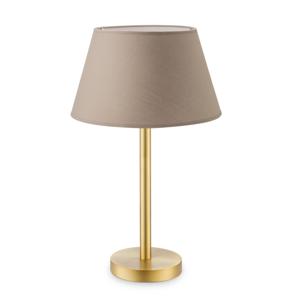 Home sweet home tafellamp Stick messing & lampenkap Largo - taupe