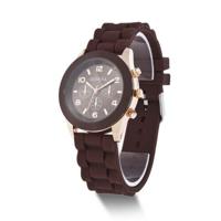 Brown Silicone Watch