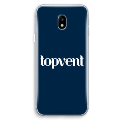 Topvent Navy: Samsung Galaxy J3 (2017) Transparant Hoesje