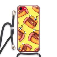 Hamburger: iPhone SE 2020 Transparant Hoesje met koord
