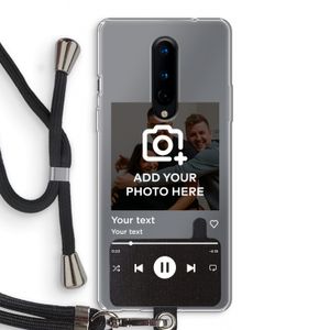 Music Player: OnePlus 8 Transparant Hoesje met koord