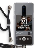 Music Player: OnePlus 8 Transparant Hoesje met koord