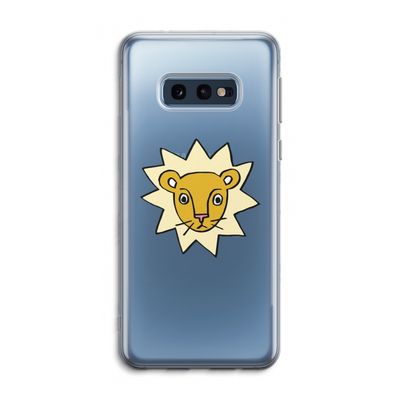 Kleine leeuw: Samsung Galaxy S10e Transparant Hoesje