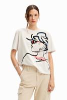 Effen T-shirt illustratie - WHITE - XL - thumbnail