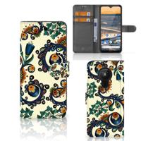 Wallet Case Nokia 5.3 Barok Flower