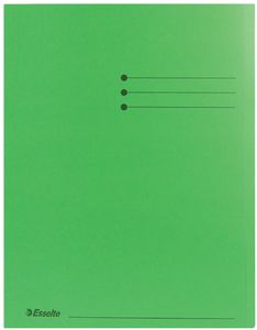 Esselte Cardboard Folder Green 180 g/m2 Groen A4