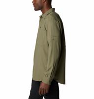 Columbia Silver Ridge™ Utility Lite Long Sleeve Overhemd Heren Stone Green L