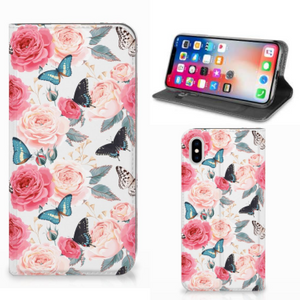 Apple iPhone Xs Max Smart Cover Butterfly Roses