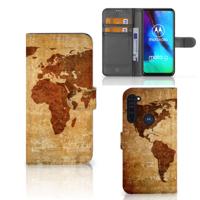 Motorola Moto G Pro | Flip Cover | Wereldkaart
