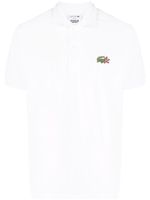 Lacoste polo en coton à patch logo - Blanc