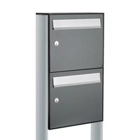 Allux Flow Set 2-Hoog Op Statief Antraciet - 40040065_1x2s
