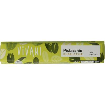 Vivani Chocolate to go pistacchio Dubai style bio Vivani Chocolate to go pistacchio Dubai style bio