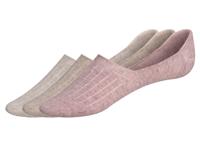 esmara 3 paar dames sokken (35-38, Beige/lichtroze)