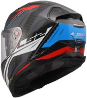 LS2 integraalhelm "ff811 vector ii carbon savage" helmet ff811 vector i c savage white/bl/red 3xl
