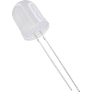 TRU COMPONENTS 1577414 Bedrade LED Wit Rond 10 mm 3250 mcd 50 ° 20 mA