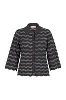 Jacy sequins cardigan - antraciet - 13402