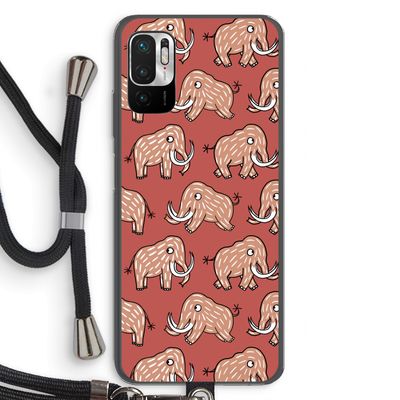 Mammoet: Xiaomi Redmi Note 10 5G Transparant Hoesje met koord