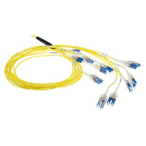 ACT DC5555 Singlemode 50/125 OS2 Prefab Glasvezelkabel 24F LC Polarity Twist - 25 meter