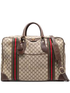 Gucci Pre-Owned sac de voyage Supreme Sylvie Web (2010) - Marron