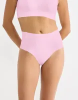 Sloggi Zero Feel taille slip dames 2.0 - High waist - Hoge naadloze dames onderbroek - Katoenen kruisje - Schijnt niet door - Zwart - Huidskleur - Donkerblauw