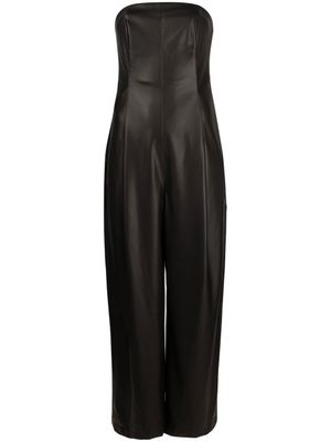 Philosophy Di Lorenzo Serafini combinaison en cuir artificiel à coupe ample - Noir
