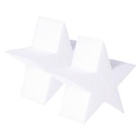 4x Piepschuim vormen ster 40 cm hobby/knutselmateriaal 4x Piepschuim vormen ster 40 cm hobby/knutselmateriaal