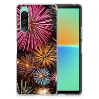 Sony Xperia 10 V Silicone Back Cover Vuurwerk