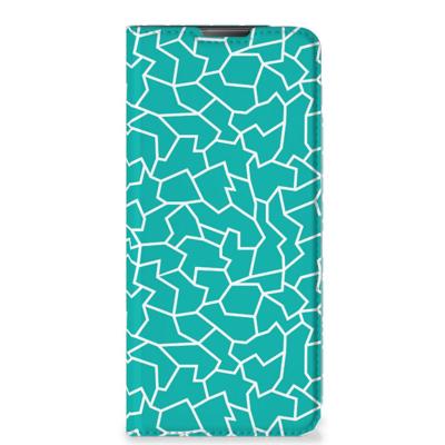 Motorola Moto E20 | Bookcase | Cracks Blue