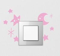Hemel vol sterren lichtschakelaar deksel zelfklevende sticker