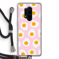Dancing eggs: OnePlus 8 Pro Transparant Hoesje met koord