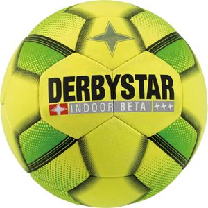 Derbystar Voetbal Indoor Beta geel/groen