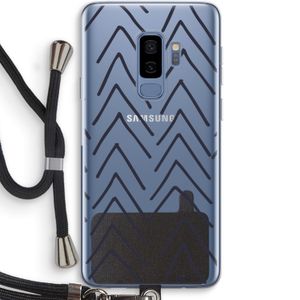 Marrakech Arrows: Samsung Galaxy S9 Plus Transparant Hoesje met koord