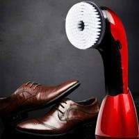 CNaier AE-710 draagbare handheld automatische elektrische schoen borstel Shine polijstmachine (rood)