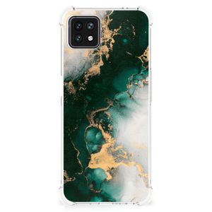 Anti-Shock Hoesje voor OPPO A53 5G | A73 5G Marmer Groen