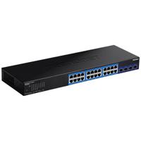 Trendnet TEG-30284 netwerk-switch Managed Gigabit Ethernet (10/100/1000) 1U Zwart - thumbnail