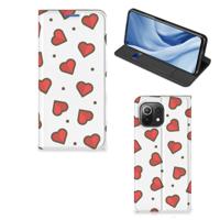 Xiaomi 11 Lite NE 5G | Mi 11 Lite | Hoesje met Magneet | Hearts