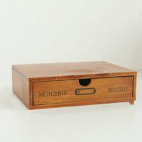 Een pomp retro houten lade opbergkast Bureau