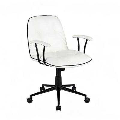 Ergonomische Bureaustoel Kunstleren Bureaustoel Met Gewatteerde Armleuningen En Een Royaal Bemeten Zitting