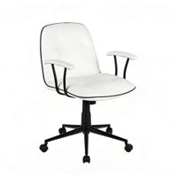 Ergonomische Bureaustoel Kunstleren Bureaustoel Met Gewatteerde Armleuningen En Een Royaal Bemeten Zitting