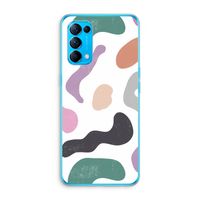 Memphis Shapes: Oppo Find X3 Lite Transparant Hoesje