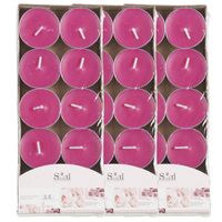 40x Geurtheelichtjes rozen/roze 3,5 branduren