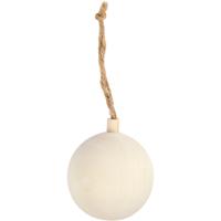 Creativ Company Kerstbal hanger hout, 5,5cm