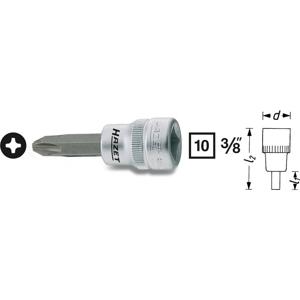 Hazet HAZET 8806-PH2 Kruiskop Phillips Dopsleutel-bitinzet PH 2 3/8 (10 mm)