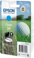 Epson inktcartridge 34, 950 pagina's, OEM C13T34624010, cyaan - thumbnail