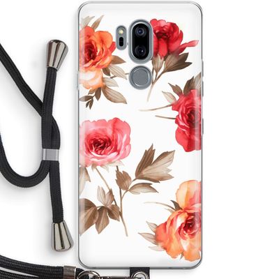 Roosjes: LG G7 Thinq Transparant Hoesje met koord