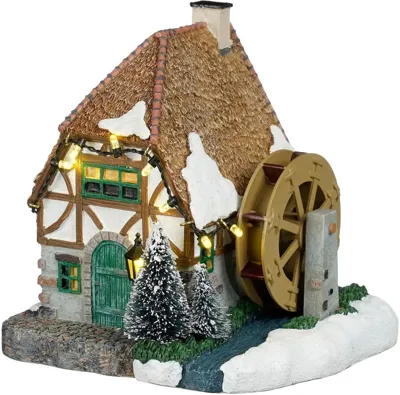 Luville Ville de Reidy Water wheel house battery operated