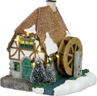 Luville Ville de Reidy Water wheel house battery operated
