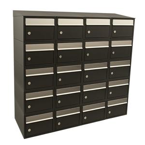 Stoer! Brickset 4-Breed, 5-Hoog Met Dak Zwart - 40215070_4x5d